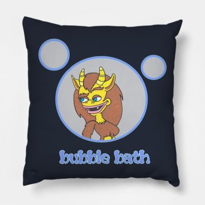 Bubble Bath Throw Pillow Official Big Mouth Merch