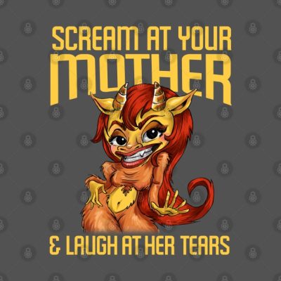 Scream At Your Mother Throw Pillow Official Big Mouth Merch
